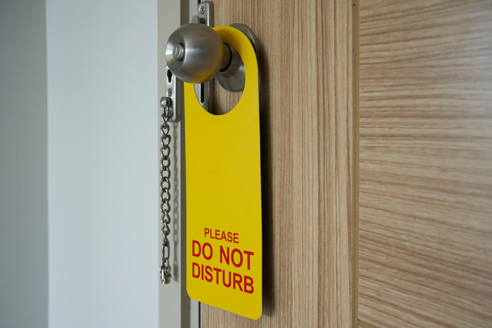 What Size Is A Do Not Disturb Door Hanger