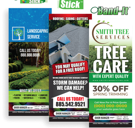 lawn care door hangers